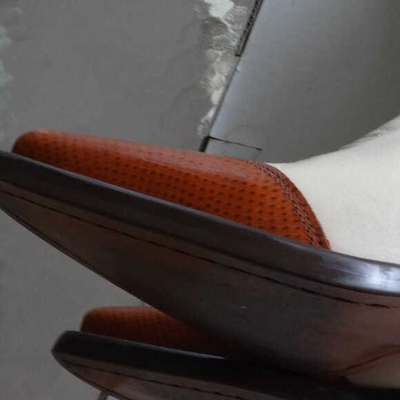 Nine West Western boots women's size 5.5M, 3 tone leather, pointed toe, quality - Picture 15 of 15